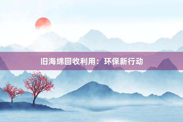 旧海绵回收利用：环保新行动